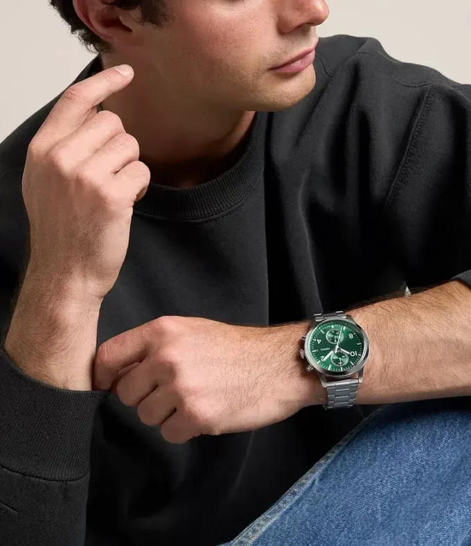 Orologio multifunzione Bennett in acciaio inossidabile