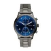 Orologio multifunzione Bennett in acciaio inossidabile color canna di fucile