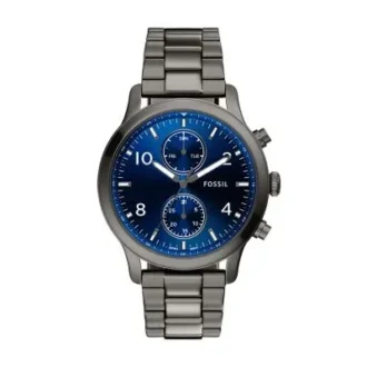 Orologio multifunzione Bennett in acciaio inossidabile color canna di fucile