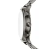 Orologio multifunzione Bennett in acciaio inossidabile color canna di fucile