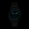Orologio multifunzione Bennett in acciaio inossidabile color canna di fucile