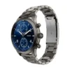 Orologio multifunzione Bennett in acciaio inossidabile color canna di fucile