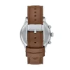 Orologio multifunzione Bennett in pelle marrone