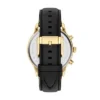 Orologio multifunzione Bennett in pelle nera
