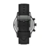 Orologio multifunzione Bennett in pelle nera