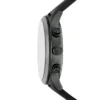 Orologio multifunzione Bennett in pelle nera