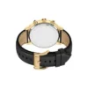 Orologio multifunzione Bennett in pelle nera