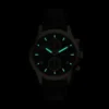 Orologio multifunzione Bennett in pelle nera