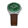 Orologio multifunzione Garrett in pelle marrone