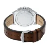 Orologio multifunzione Garrett in pelle marrone