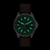 Orologio multifunzione Garrett in pelle marrone