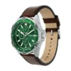 Orologio multifunzione Garrett in pelle marrone