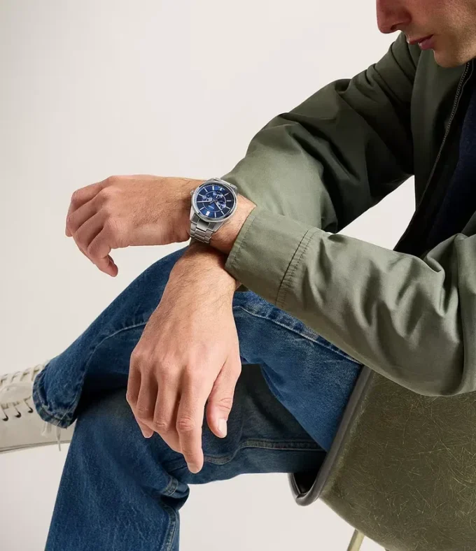 Orologio multifunzione in acciaio inossidabile Pearson