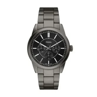 Orologio multifunzione Pearson in acciaio inossidabile color canna di fucile