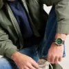 Orologio multifunzione Pearson in pelle marrone