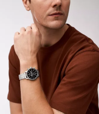 Orologio multifunzione Rhett in acciaio inossidabile