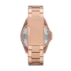 Orologio multifunzione Riley in acciaio inossidabile color oro rosa