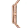 Orologio multifunzione Rye in pelle rosa