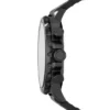 Orologio Nate Chronograph in pelle nera