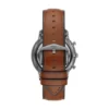 Orologio Neutra Chronograph in pelle color ambra