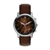 Orologio Neutra Chronograph in pelle marrone
