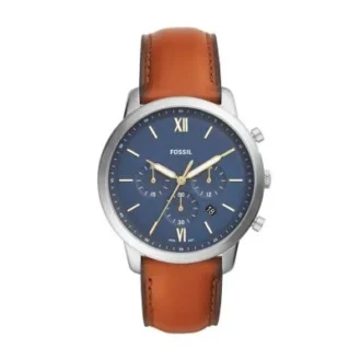 Orologio Neutra Chronograph in pelle marrone