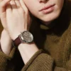Orologio Neutra Chronograph in pelle marrone