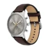 Orologio Neutra Chronograph in pelle marrone