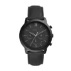 Orologio Neutra Chronograph in pelle nera