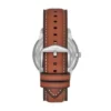 Orologio Neutra Moonphase multifunzione con cinturino in pelle marrone