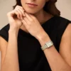Orologio Raquel a tre lancette con datario in acciaio inossidabile bicolore