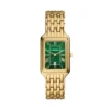 Orologio Raquel a tre lancette con datario in acciaio inossidabile color oro