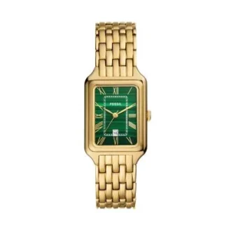 Orologio Raquel a tre lancette con datario in acciaio inossidabile color oro