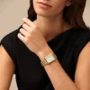 Orologio Raquel a tre lancette con datario in acciaio inossidabile color oro