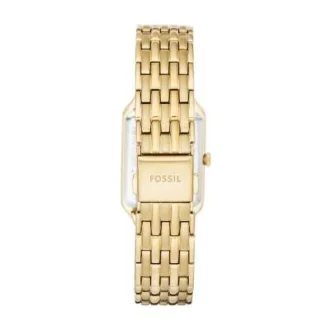 Orologio Raquel a tre lancette con datario in acciaio inossidabile color oro