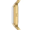 Orologio Raquel a tre lancette con datario in acciaio inossidabile color oro