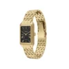 Orologio Raquel a tre lancette con datario in acciaio inossidabile color oro