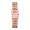 Orologio Raquel a tre lancette con datario in acciaio inossidabile color oro rosa
