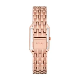 Orologio Raquel a tre lancette con datario in acciaio inossidabile color oro rosa