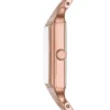 Orologio Raquel a tre lancette con datario in acciaio inossidabile color oro rosa