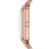 Orologio Raquel a tre lancette con datario in acciaio inossidabile color oro rosa