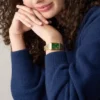 Orologio Raquel a tre lancette in acciaio inossidabile color oro