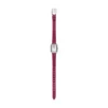 Orologio Raquel Mini a due lancette in pelle rosa