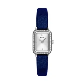 Orologio Raquel Mini a due lancette in velluto blu