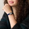 Orologio Raquel Mini a due lancette in velluto blu
