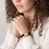 Orologio Raquel Mini a due lancette in velluto nero