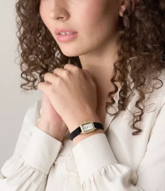 Orologio Raquel Mini a due lancette in velluto nero