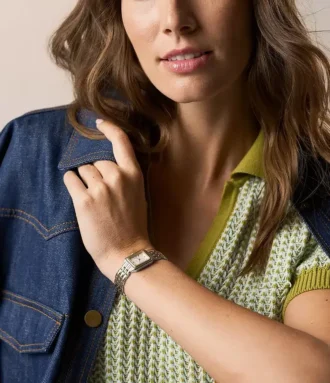 Orologio Raquel Mini a tre lancette in acciaio inossidabile bicolore