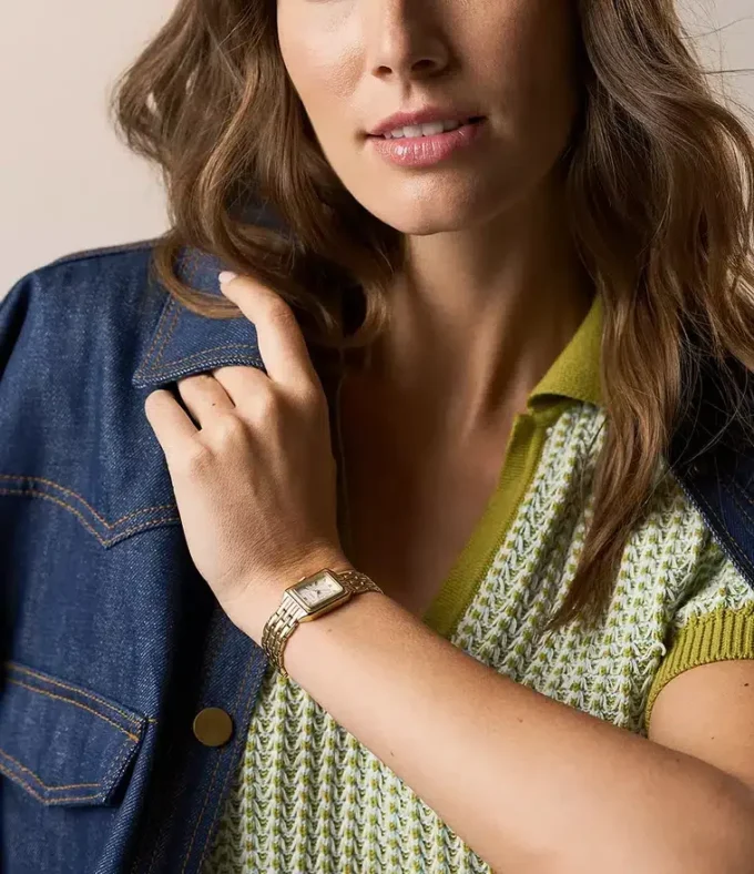 Orologio Raquel Mini a tre lancette in acciaio inossidabile color oro