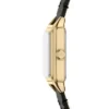 Orologio Raquel Mini a tre lancette in pelle nera